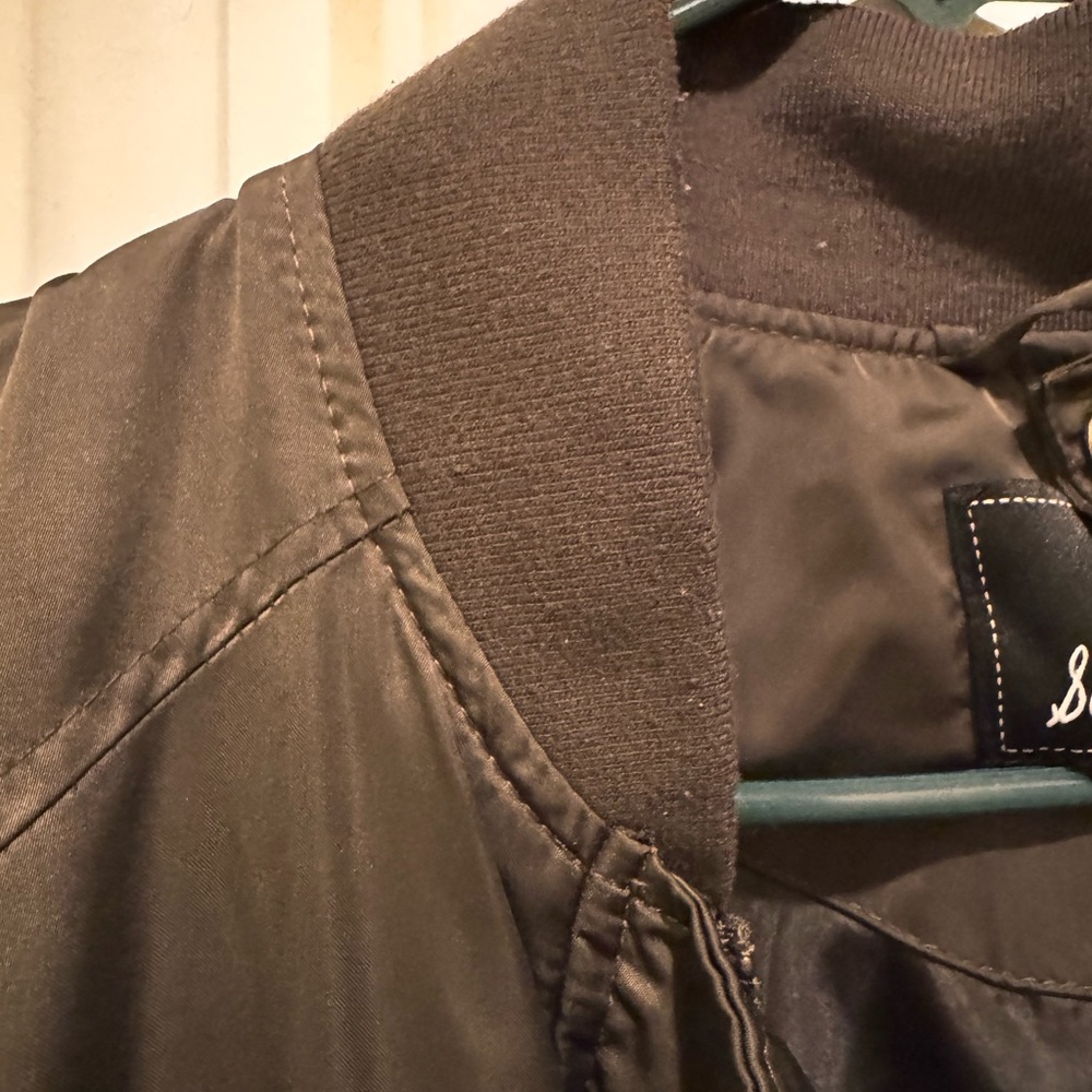 Sam Edelman Elongated Drawstring Jacket Dark Oliv… - image 3